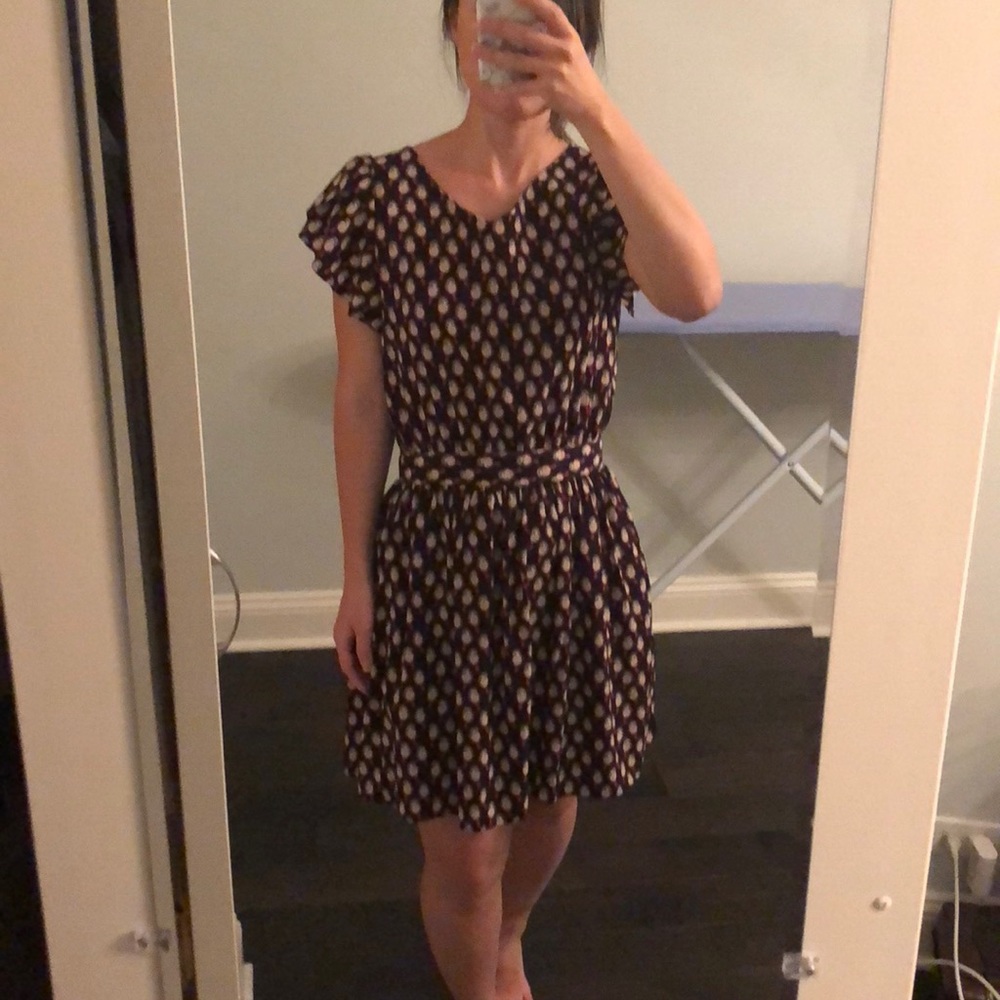 Pinky Otto Bird Print Dress Size XS